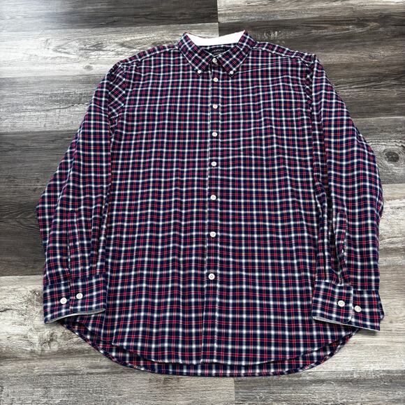 Charles Tyrwhitt Weekend Tattersall Plaid Mens XL Extra Slim Fit Button Shirt - Picture 2 of 8